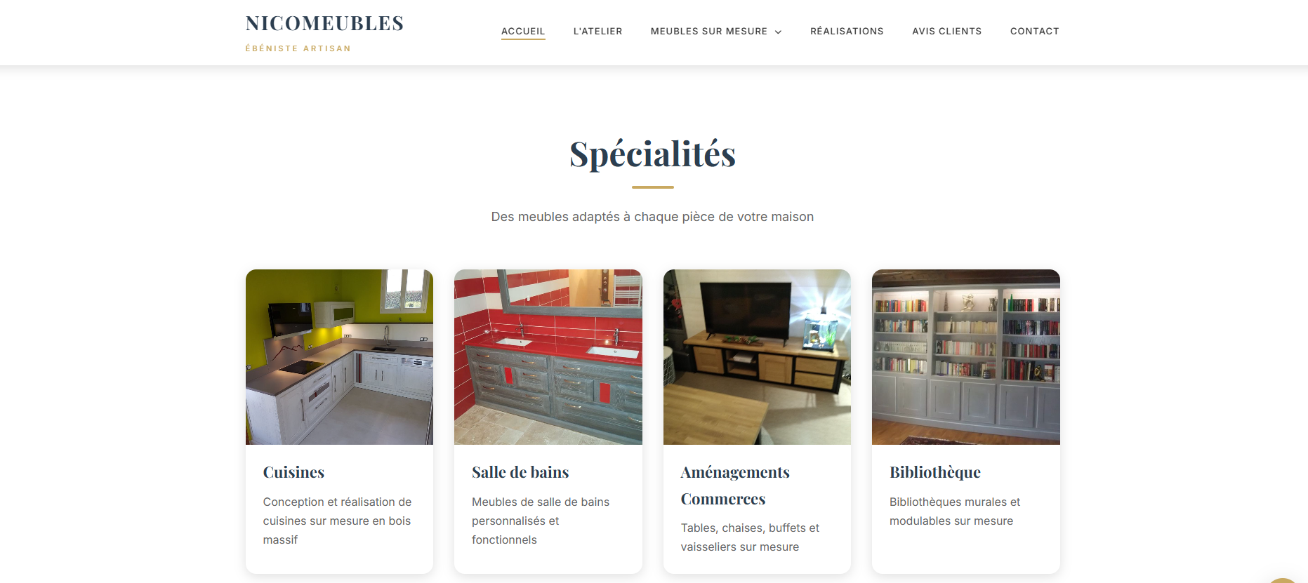 Site Web https://www.nicomeubles.com/