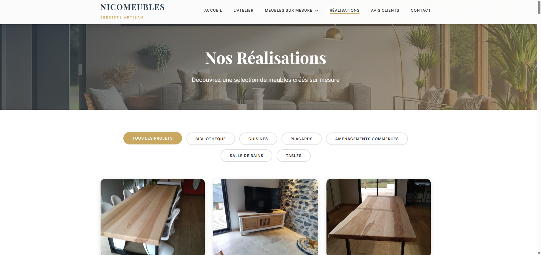 Site Web https://www.nicomeubles.com/