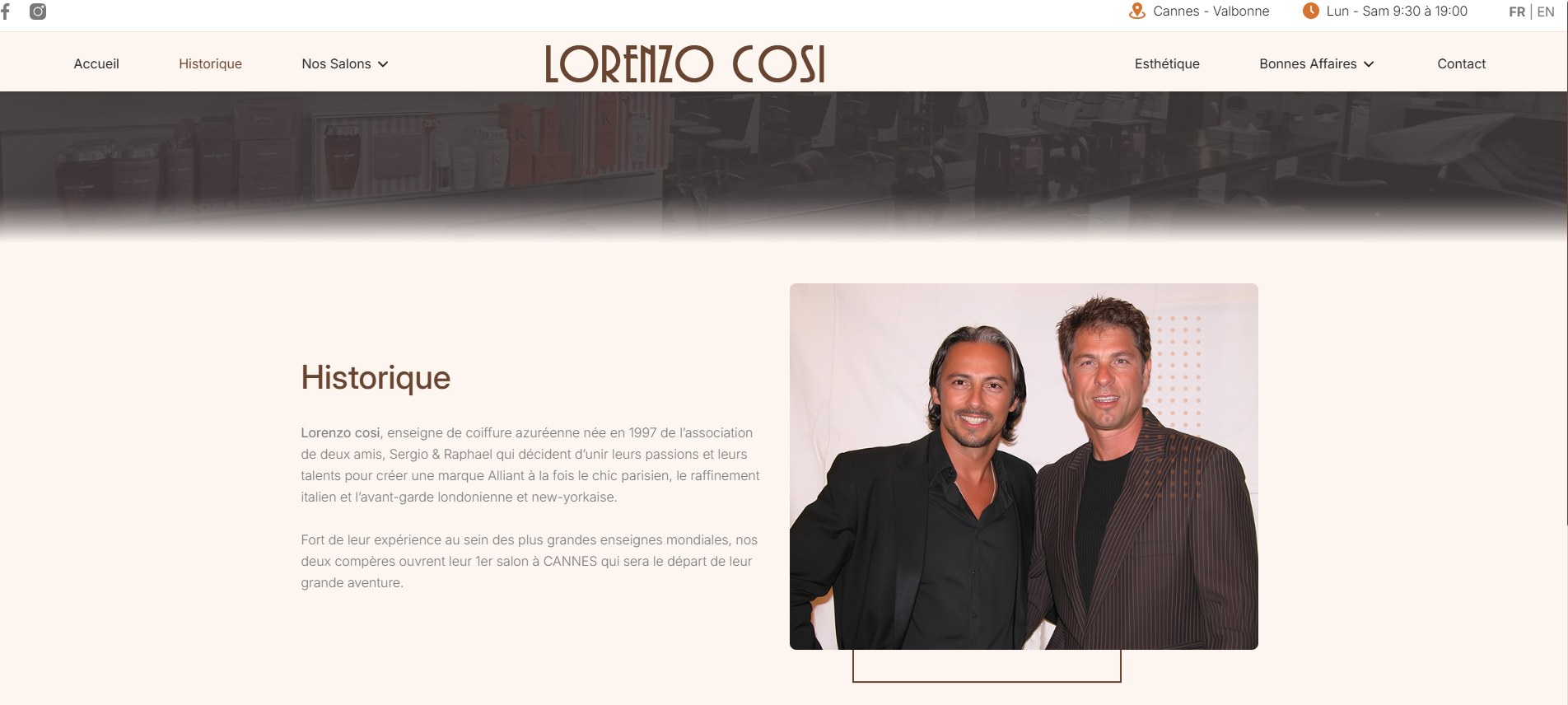 Site Web https://www.lorenzo-cosi.com/